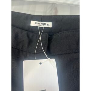 Miu Miu Black Trousers, Size 44